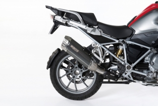 BOS Desertfox Carbon Steel Einddemper met Euro4 Keuring BMW R 1200 GS - Adventure 2017 2018